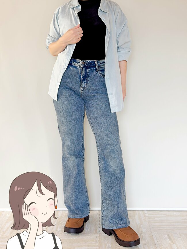 「ビジュアルに一目惚れ」GUの“脚長ブーツ”スタイル盛れる天才です！「長時間いけます」「脚が痛くなったりせず歩けた」