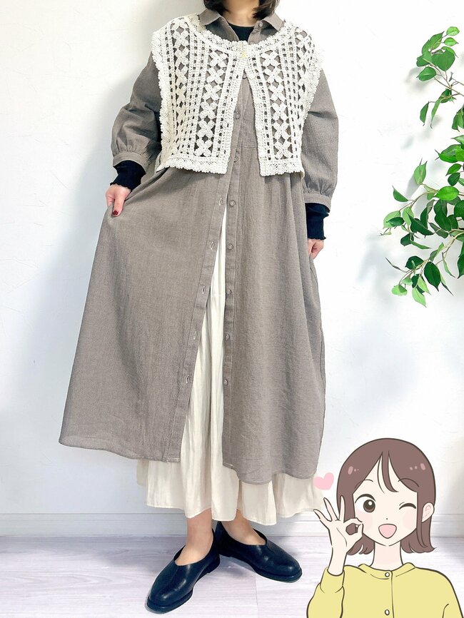 すぽんと着るだけで大人かわいい！しまむらの「着回しワンピース」ふんわり丸みのあるシルエットが素敵すぎる！