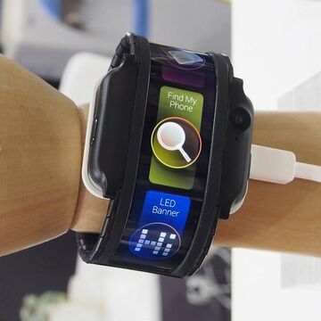 曲がるディスプレーをベルトに採用した腕時計型スマートフォン「Nubia α」