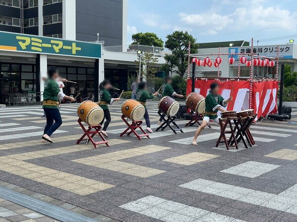 芝園団地の夏祭りの様子