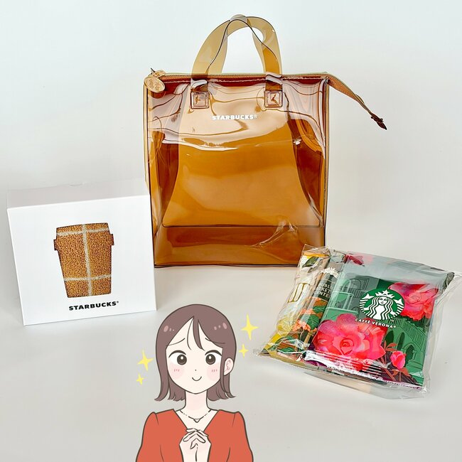 お薬手帳や処方薬がすっぽり入った!スターバックスの“バッグ型ポーチ”が即買い級のかわいさ!ふわふわハンカチ付きで嬉しすぎる!《購入レビュー》