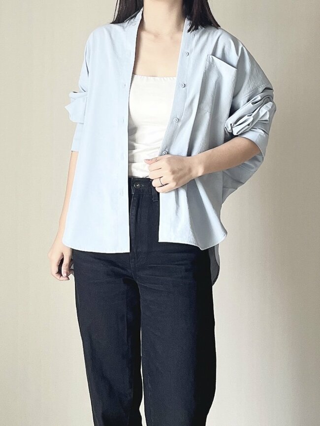 「思わず2色買い」GUの“2490円トップス”サッと羽織るだけでオシャレなの…!「ヘビロテしてます」「着痩せして見える」