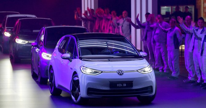 生産開始されたVWの電気自動車
