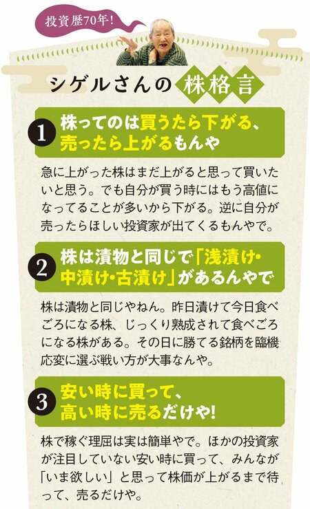 シゲルさんの株格言