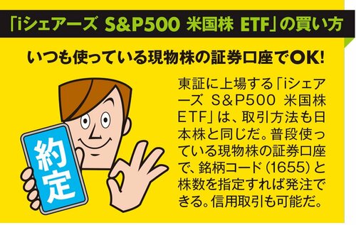 「iシェアーズ S&P500 米国株 ETF」の買い方