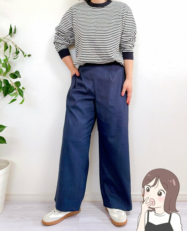 【ワークマン】もう1枚買い足したい…！2300円の「冷感ワイドパンツ」裏地がひんやりして気持ちいい！《購入レビュー》