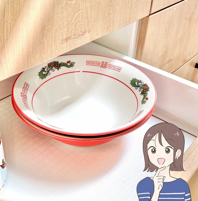 2個買いして正解でした！ダイソーの「町中華みたいな食器」昭和レトロ感がたまらない！《購入レビュー》