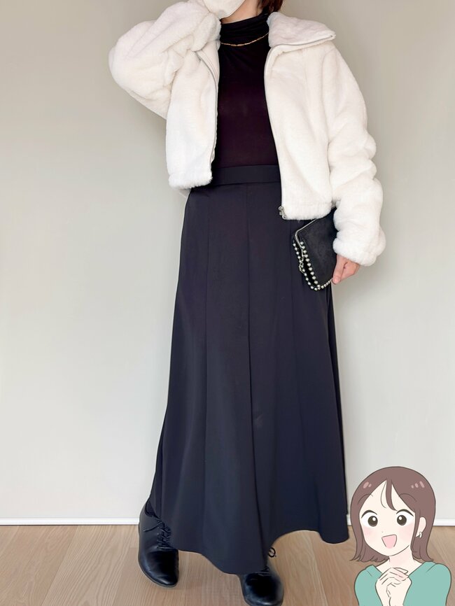 「マフラーいらずで暖かい」GUの“ふわもこアウター”ころんとしたシルエットが可愛すぎる!「これ一着で、ほかほかする」「暴風の中でも風が入ってこない」