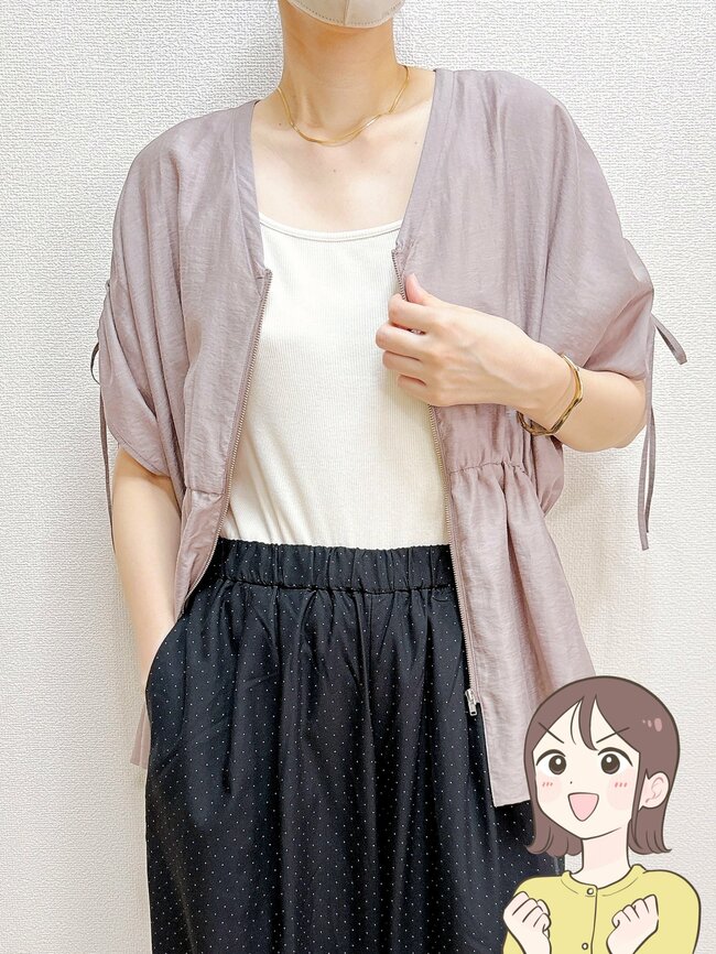 「めちゃくちゃ細見えします」ハニーズの“着痩せブラウス”ひんやり涼しくて快適です！「ぽっこりお腹が気になる方にもおすすめ」《購入レビュー》