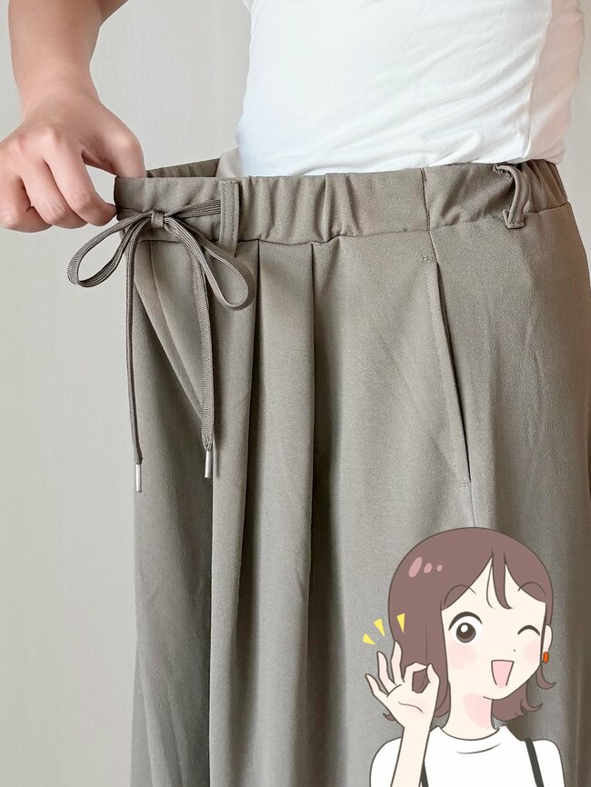 【しまむら】下半身が綺麗に見える！1639円の「高見えワイドパンツ」ぽわんとしたシルエットでオシャレ！《購入レビュー》