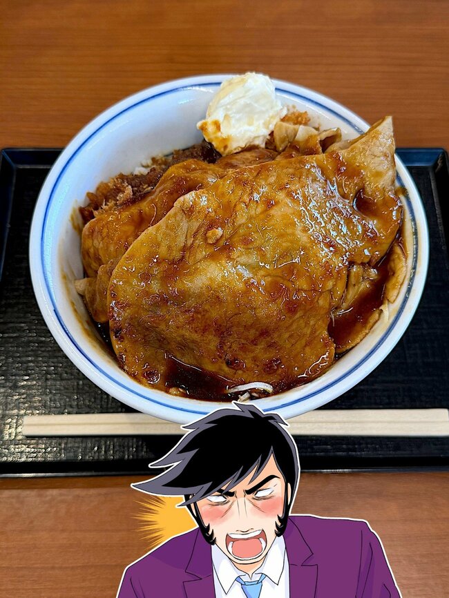 「こういうのがいいんだよ」 かつやの“豪快すぎるメニュー”お肉がドドンとのっててボリューム凄い！「白ごはんがドンドン進みます！」「パワーみなぎる男飯」