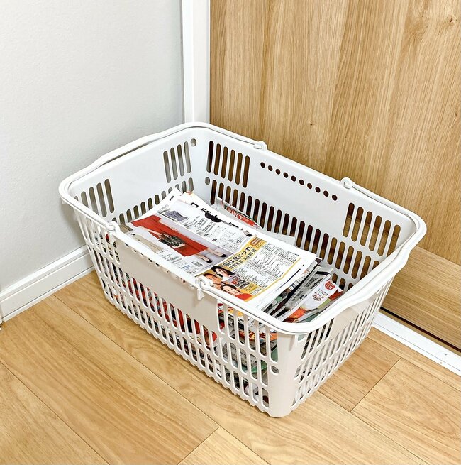 便利すぎて5個まとめ買いした…!無印良品の“スーパーみたいな買い物カゴ”もうエコバッグには戻れないわ!「母、楽になりました!」「なんでもポイポイ入れられます」《購入レビュー》