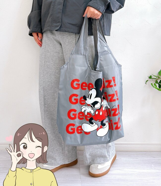 レトロなミッキーが大人かわいい！ダイソー姉妹店×ディズニーの“550円保冷エコバッグ”2Lペットボトルが6本入るくらい大容量！