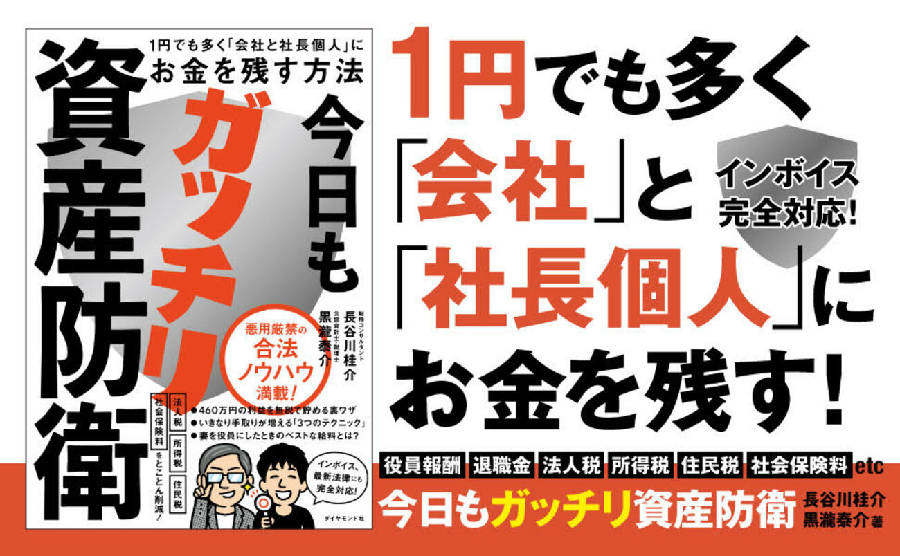 今日もガッチリ資産防衛――１円でも多く「会社と社長個人」にお金を残す方法 告知情報