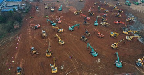 新型ウイルスの病院、10日間で建てる方法は