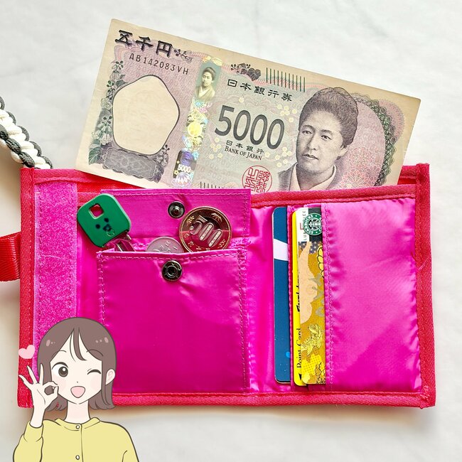 普通の財布に戻れないかも…！ニコアンドの「ナナメがけできるミニ財布」カギもカードも入って理想的すぎる！