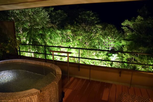 「箱根吟遊」の夜の景色