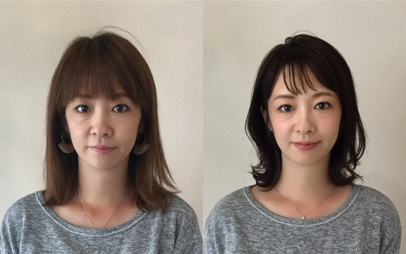 【大人の激変ヘアメイク】大人のくすんだ肌の透明感をアップさせる髪の色とは?