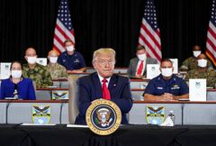 トランプ氏、ニューハンプシャー州の集会を延期　暴風雨警戒