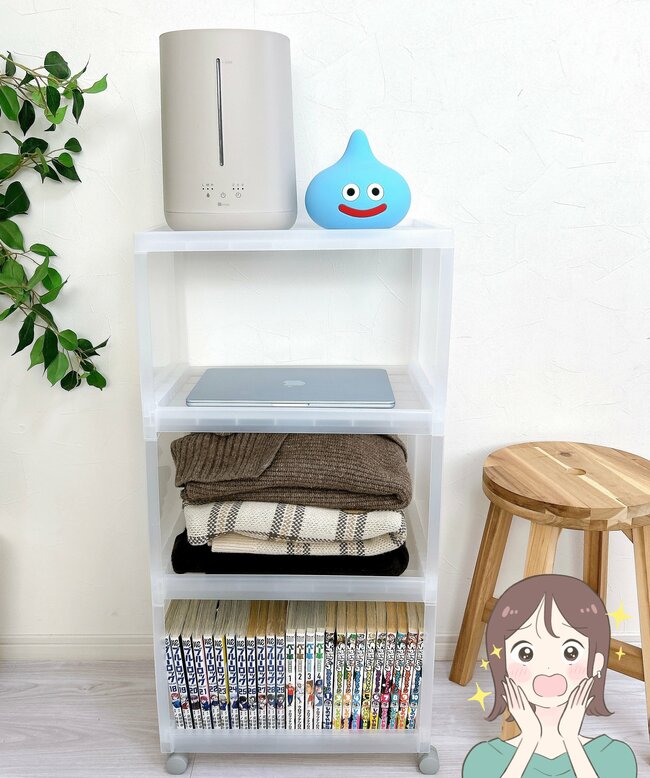 「整理したかったものが全ておさまりました」無印良品の“1990円の収納棚”部屋がスッキリ片付いちゃった！「思い切って4つも買ったが大正解！」「見た目もスタイリッシュ」
