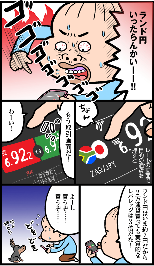 小田原ドラゴンがLINE FXで取引するのは南アフリカランド/円!