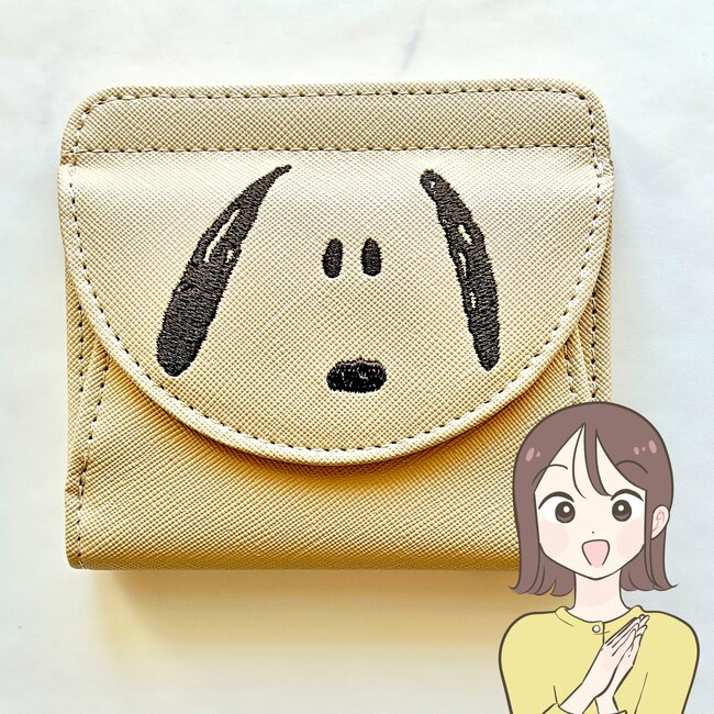 こんなスヌーピー、初めて見た!しまむらコラボの“めちゃかわ財布”小銭が取り出しやすくて嬉しい!《購入レビュー》