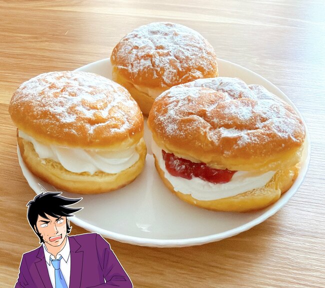 【不二家】「見た目からもう美味しい」厚みたっぷりの“生ドーナツ”ふわふわで幸せすぎた！「クリームたっぷり」「めちゃくちゃ美味しかった」《実食レビュー》