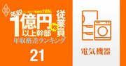 【電機136人】年収1億円以上の幹部vs従業員「年収格差」ランキング！トップはルネサス幹部の21億円で一般社員のなんと241倍以上…日立、ソニー、パナソニックの格差の実態は？