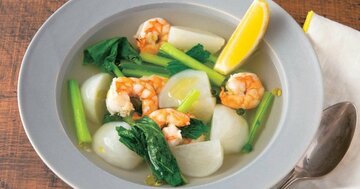 ダイエットにも◎! レモンのひとしぼりでスープがすっきり変わるひと工夫