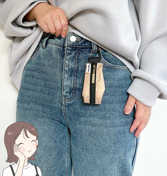 ミニ財布はこれでいいじゃん…!セリアの「スリムすぎるポーチ」小銭がたっぷり入るし、ガバッと開いて使いやすい!