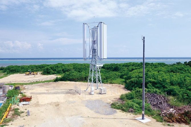 垂直軸型マグナス式風力発電機