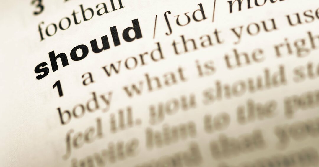 「We can」と「We should」は違う