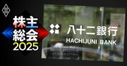 八十二銀行・松下頭取が株主総会で「一発退場」に現実味、機関投資家の賛否シミュレーションで判明