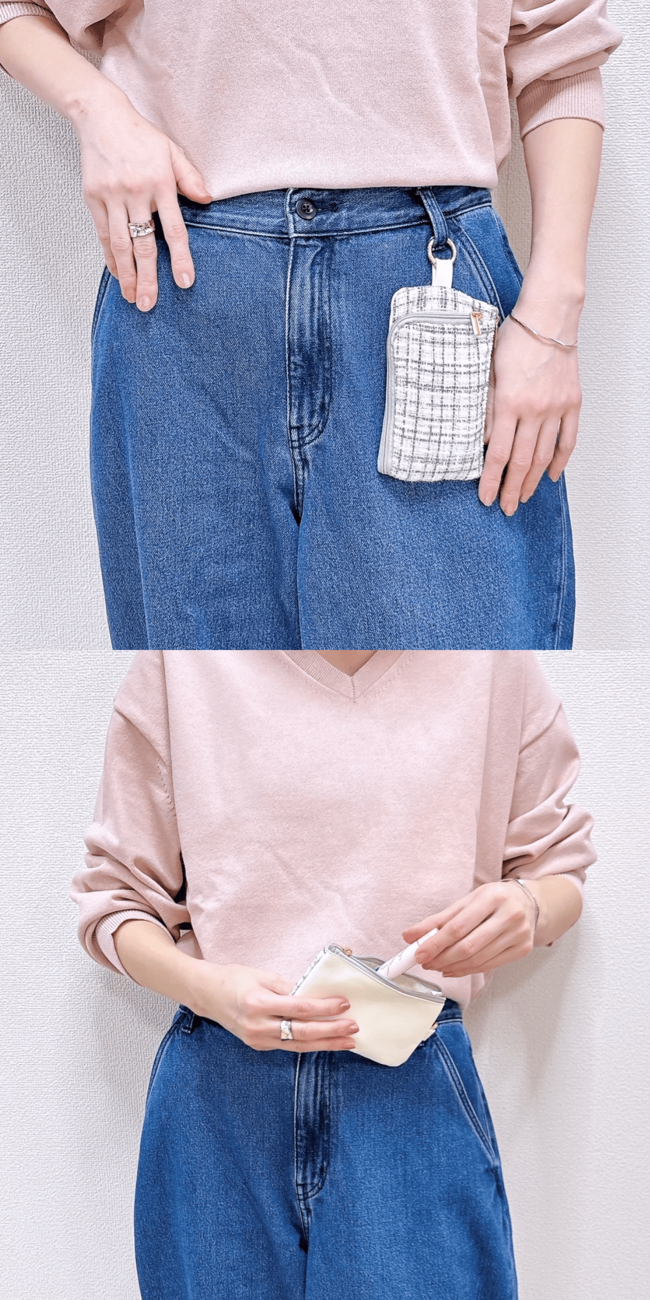 カードや診察券が20枚入った！ダイソーの「ぺたんこポーチ」ミニ財布にもなって便利すぎる！《購入レビュー》
