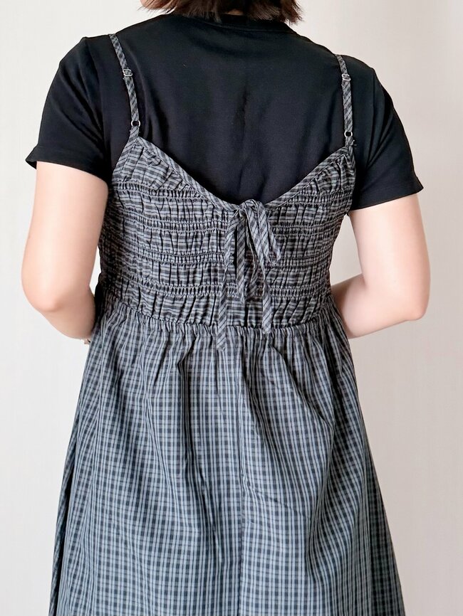 すぽんと着るだけでコーデが完成！しまむらの「大人可愛いワンピース」お腹から脚までまるっとカバーできて嬉しい！《購入レビュー》