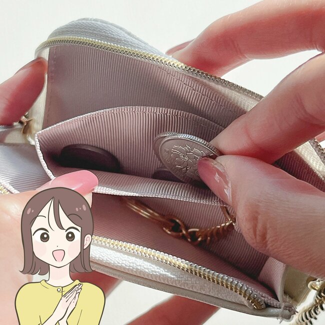「小さい財布を探してました」「購入して正解」3COINSの“コンパクトな財布”小さめバッグにも入って優秀！「カードもお札も小銭も全て入ります」