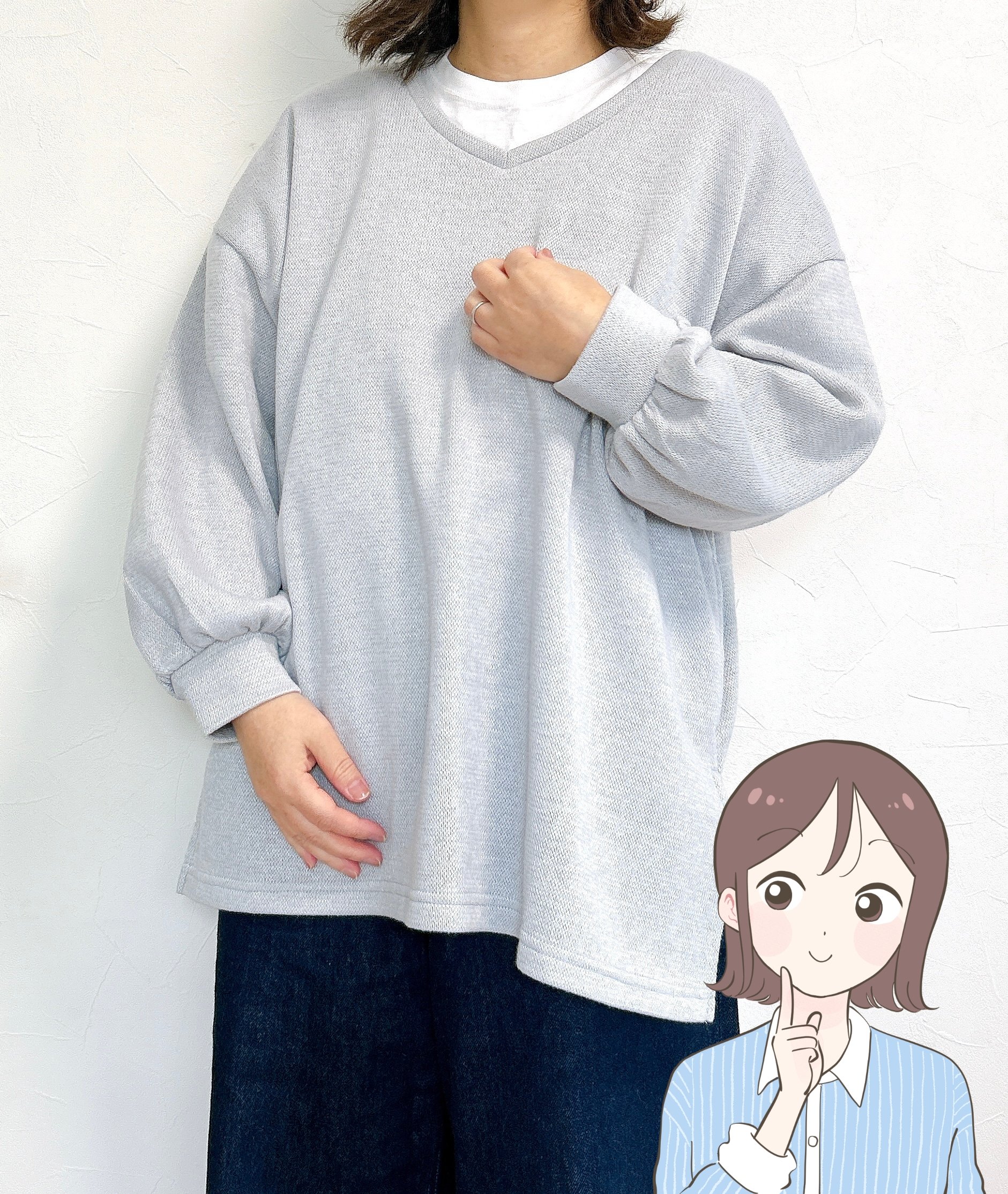 体型カバーの天才すぎる…！ワークマンの「ゆったりトップス」体のラインを拾わないし、すぽんと着るだけでオシャレなの！