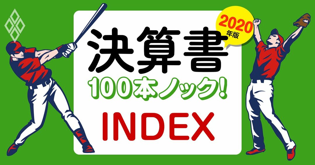 決算書100本ノック!INDEX