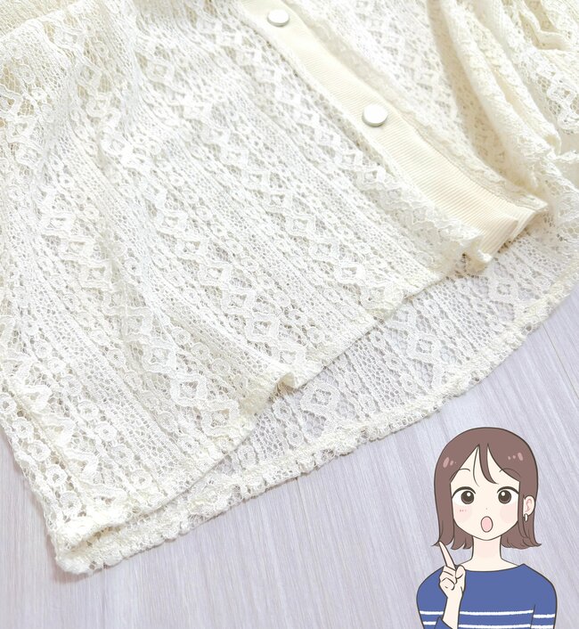 【しまむら】サッと羽織るだけで可愛い！1639円の「華奢見えカーディガン」季節の変わり目にちょうどいい！《購入レビュー》