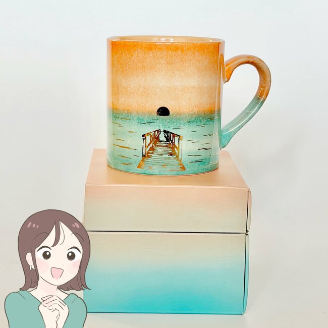再販されて嬉しすぎる…！アフタヌーンティーの“夕焼け空みたいなマグカップ”見るたびに癒やされます！「デザインが本当に素敵」「かなり喜んで貰えました！」