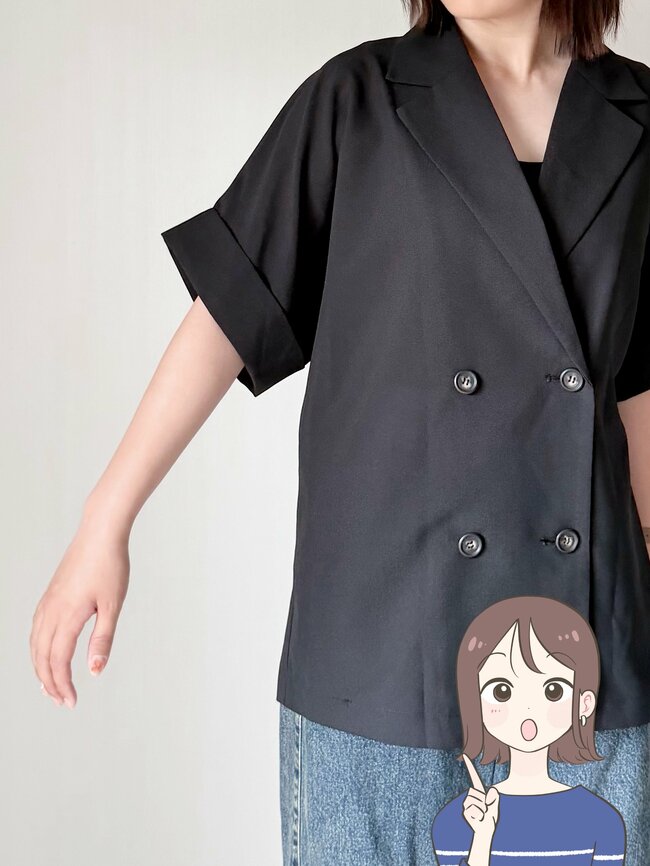 【しまむら】サッと羽織るだけでオシャレ!2189円の「おしりまで隠れるトップス」着痩せ効果もバツグンです《購入レビュー》