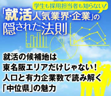 就活の候補地は東名阪エリアだけじゃない！人口と有力企業数で読み解く「中位県」の魅力