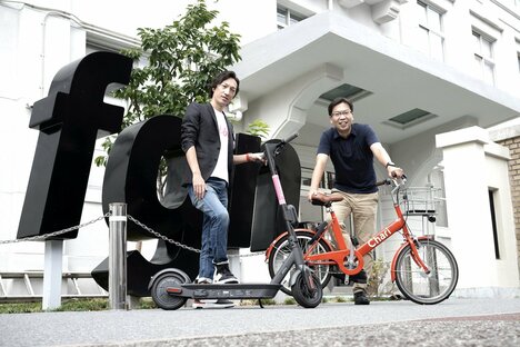 電動キックボードと自転車のシェアサービスがタッグ、公道での実証実験へ