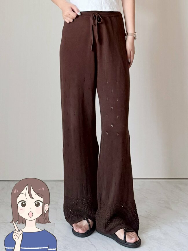 楽ちんすぎて毎日はきたい!無印良品の「ふんわりワイドパンツ」自然と脚長に見えて天才!《購入レビュー》