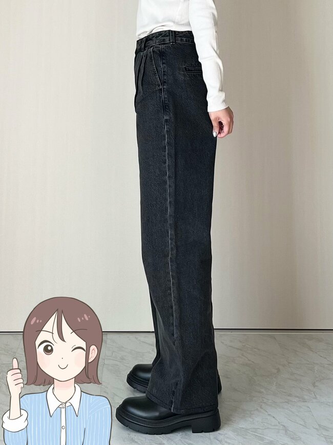 「スタイル良く見えます！」GUの“1490円デニム”気になる太ももをカバーできて嬉しい！「色違いを2着買った」「自然とお尻が上がって見える」