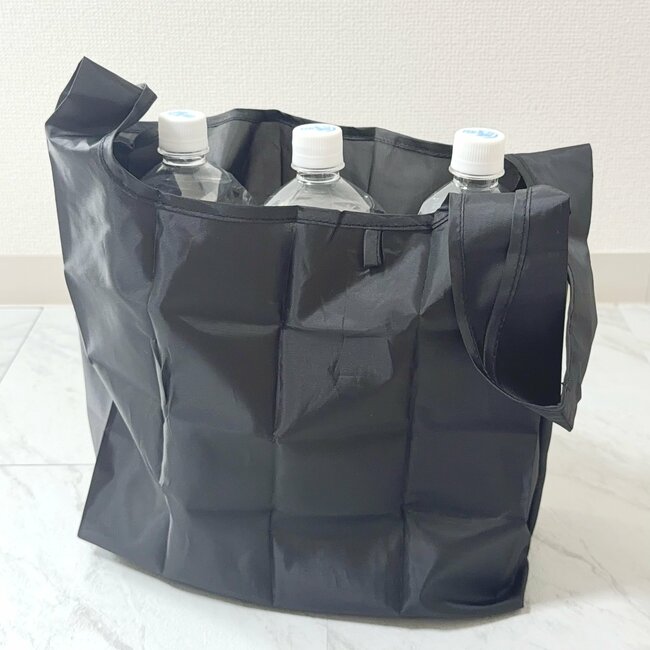 可愛すぎて二度見した…!ダイソーの「ポーチ付きエコバッグ」買ってから出番が止まらない!《購入レビュー》
