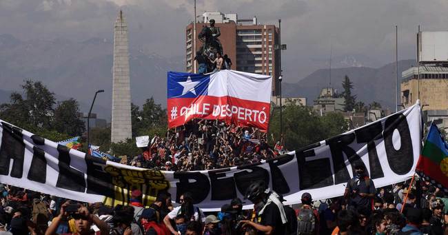 チリのデモ