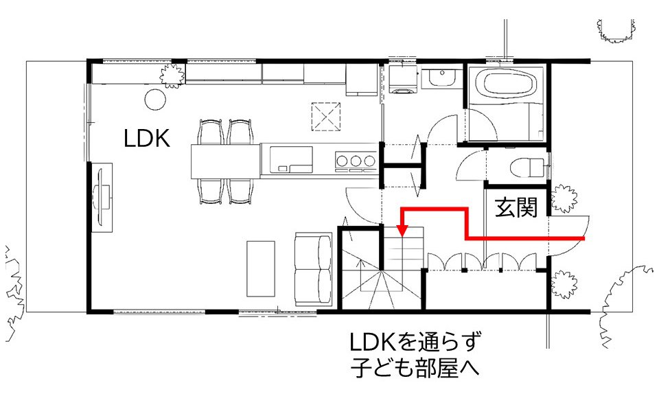 図表：間取り図【A図】