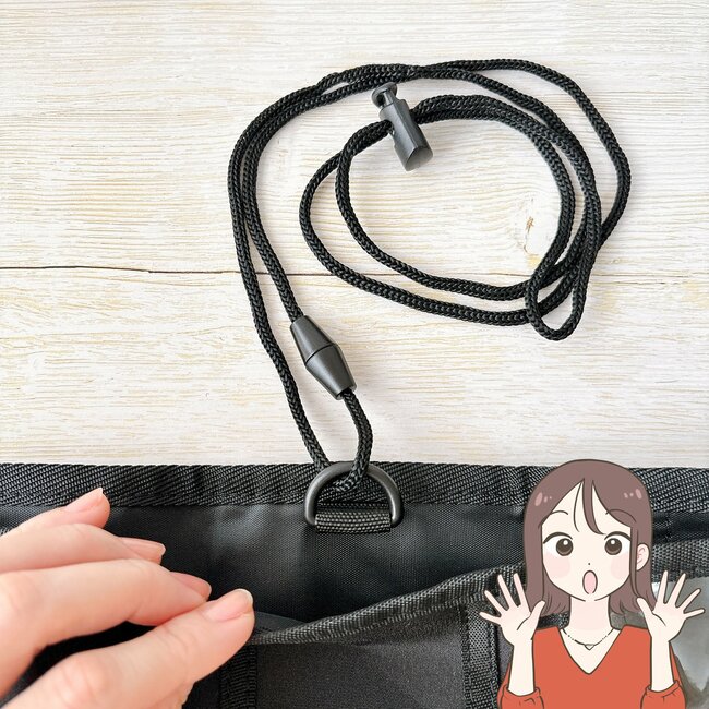 カードや診察券が9枚入った！ダイソーの「首にかけれるミニ財布」お会計がスムーズにできて嬉しい…！