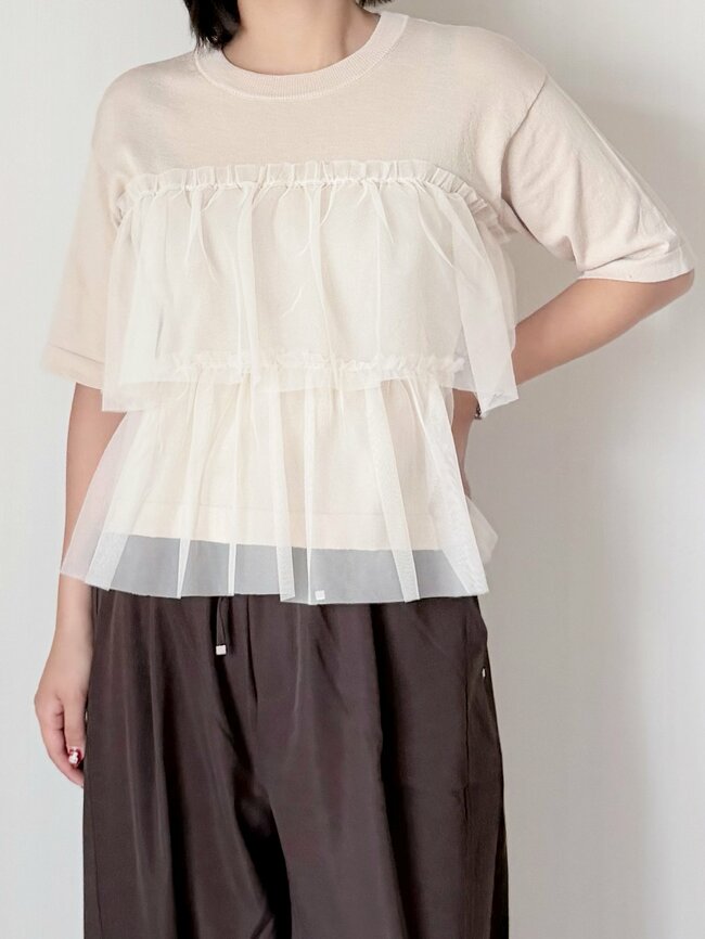 しまむらとは思えないオシャレさ…!1639円の「着痩せアイテム」上半身をふんわりカバーできて大当たりです!《購入レビュー》